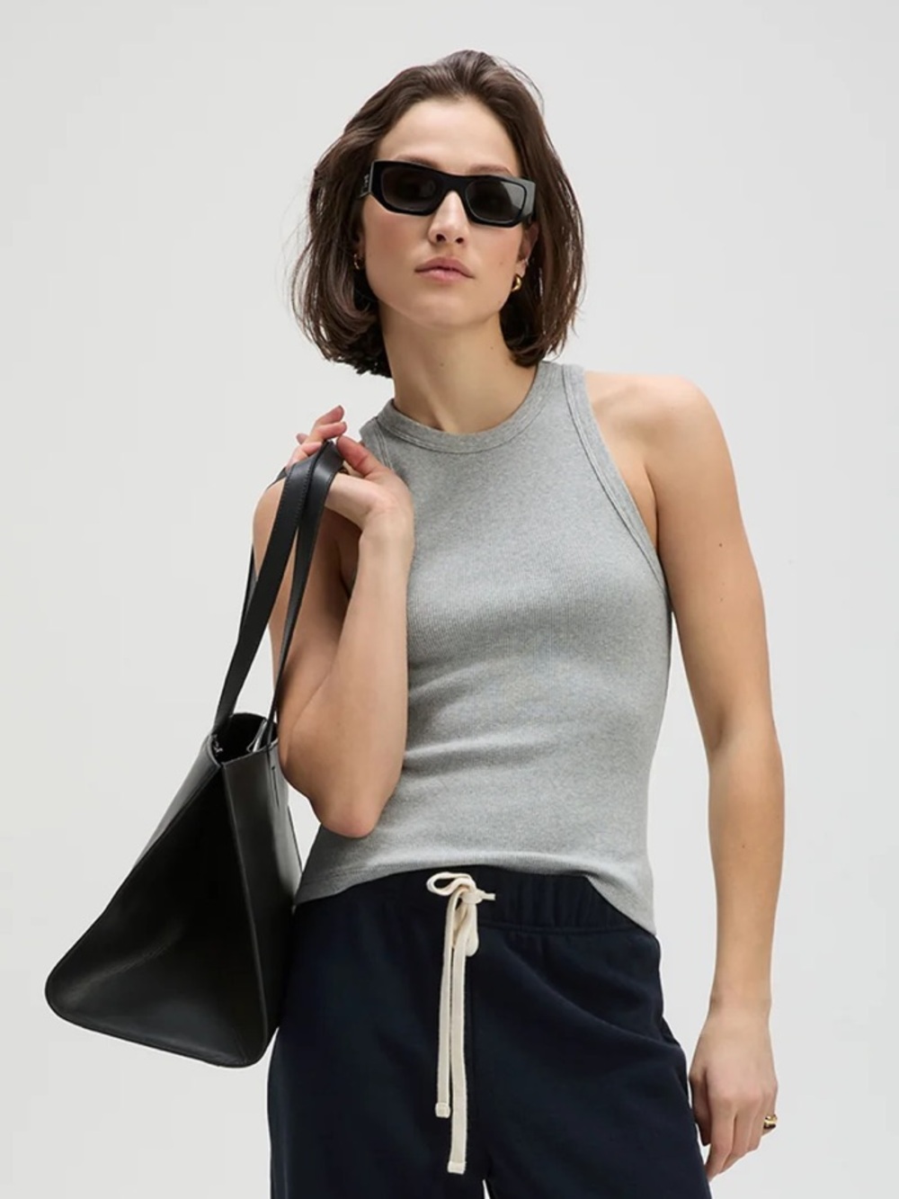 Sold Out Not so Basic Tank Top - Heather Gray